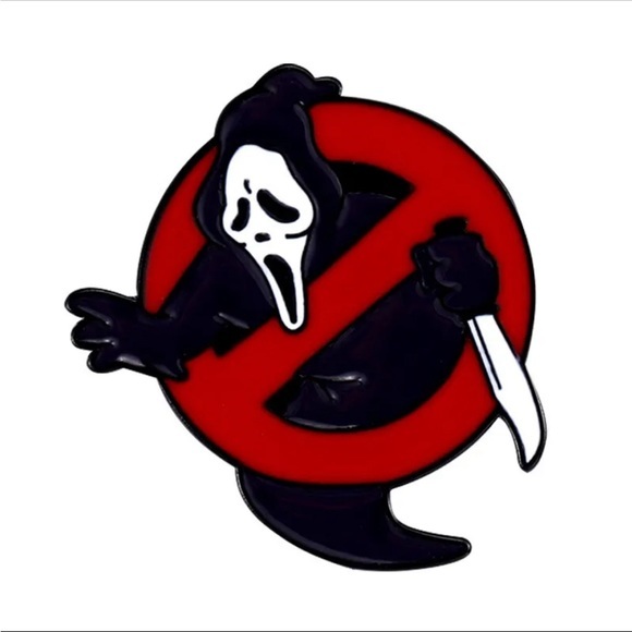5/20$  Scream Ghost Face Ghostface Horror Kawaii Aesthetic Goth Enamel Pin - Picture 11 of 16